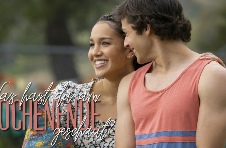 Passion of Arts: High School Musical das Musical die Serie Staffel 3 Gina und EJ lächeln. Er schaut sie liebevoll dabei an