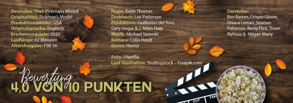 Passion of Arts Guillermo Del Toro’s Cabinet of Curiosities Pickmans Modell, Cast