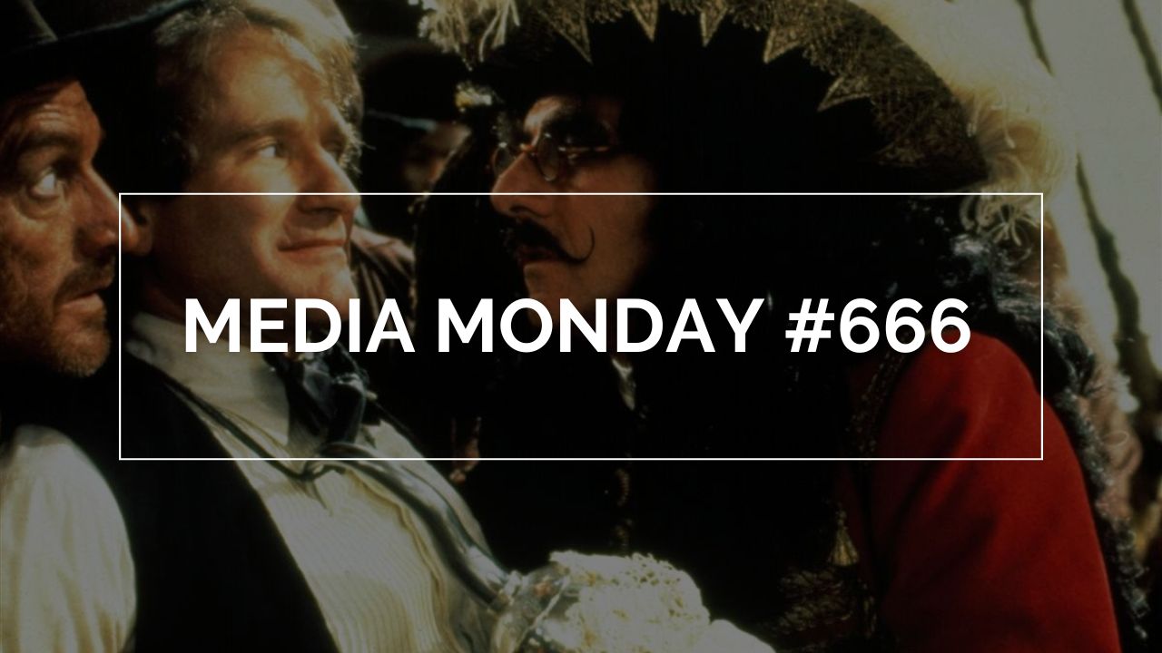 Media Monday #666: Das Bild zeigt einen Piraten, der einen Mann genau mustert. Er trägt dabei eine Brille und eine Hakenhand, dazu ein prunkvoller Hut