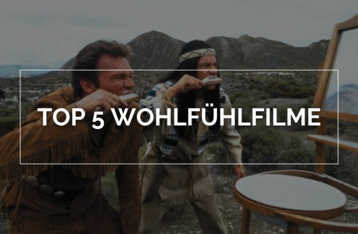 Top 5 Wohlfühlfilme: Auf dem Bild sind zwei Männer im Freien, die ihre Zähne putzen