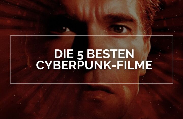 Die 5 besten Cyberpunk-Filme: Das Bild zeigt einen Mann in Nahaufnahme. Sein Gesicht ist umgeben von rötlichem Licht und im Hintergrund sieht man einen Sternenhimmel