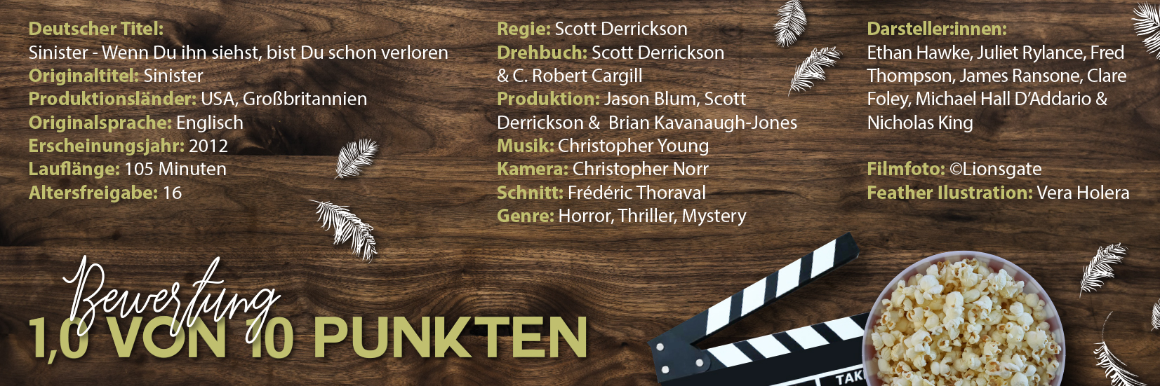 Sinister Filmkritik Cast