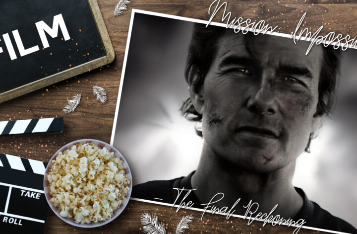 Das Bild ist das Titelbild zur Filmkritik zu "Mission: Impossible 8 - The Final Reckoning" mit Tom Cruise im Fokus