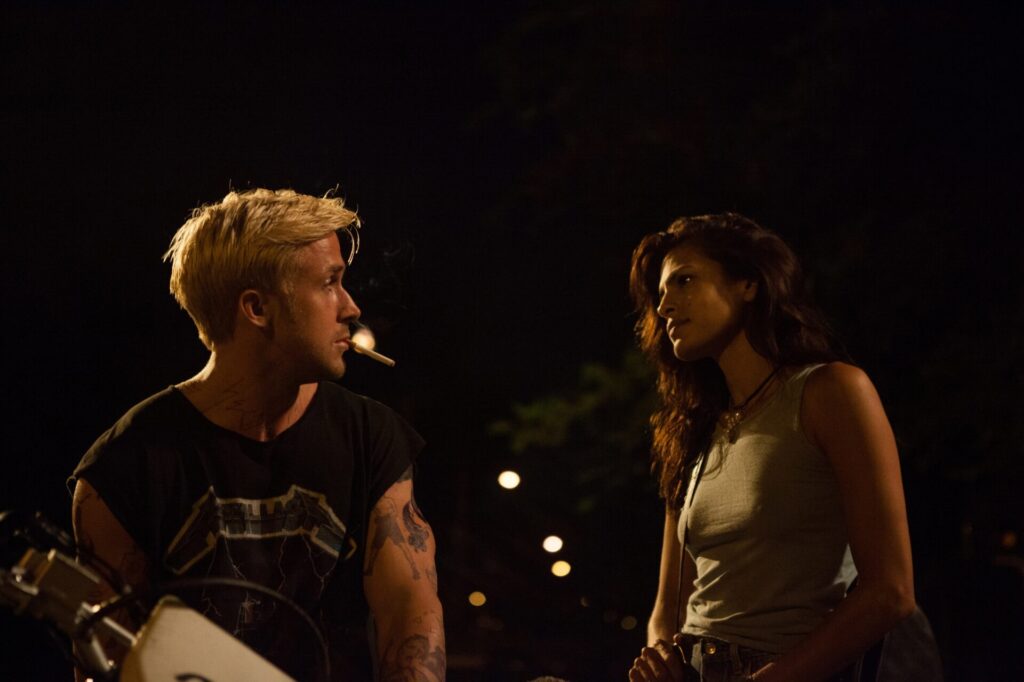 Auf dem Bild sind Evan Mendes und Ryan Gosling in einer Filmszene aus "The Place Beyond the Pines" | Media Monday #764