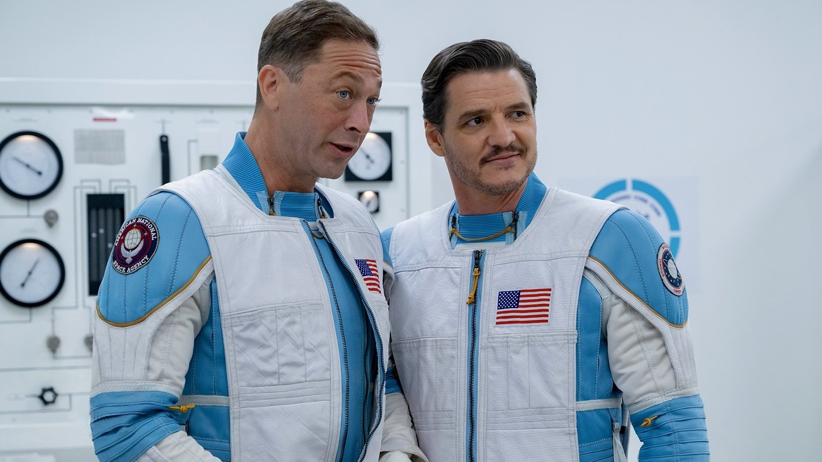 Reed Richards und Ben Grimm in Raumanzügen, bevor sie Superkräfte hatten.