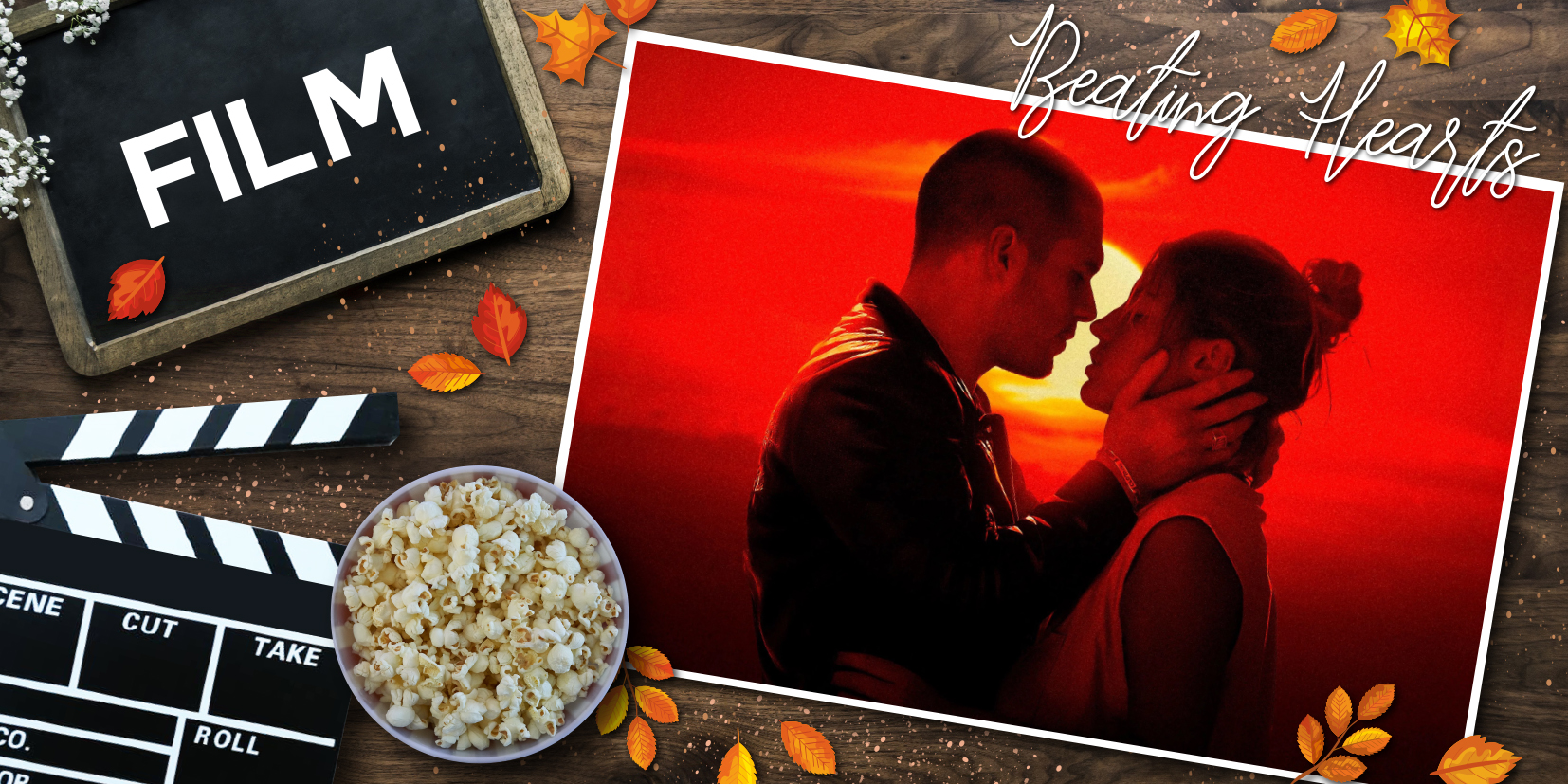 Das Bild repräsentiert das Titelbild zur Filmkritik des Films "Beating Hearts"