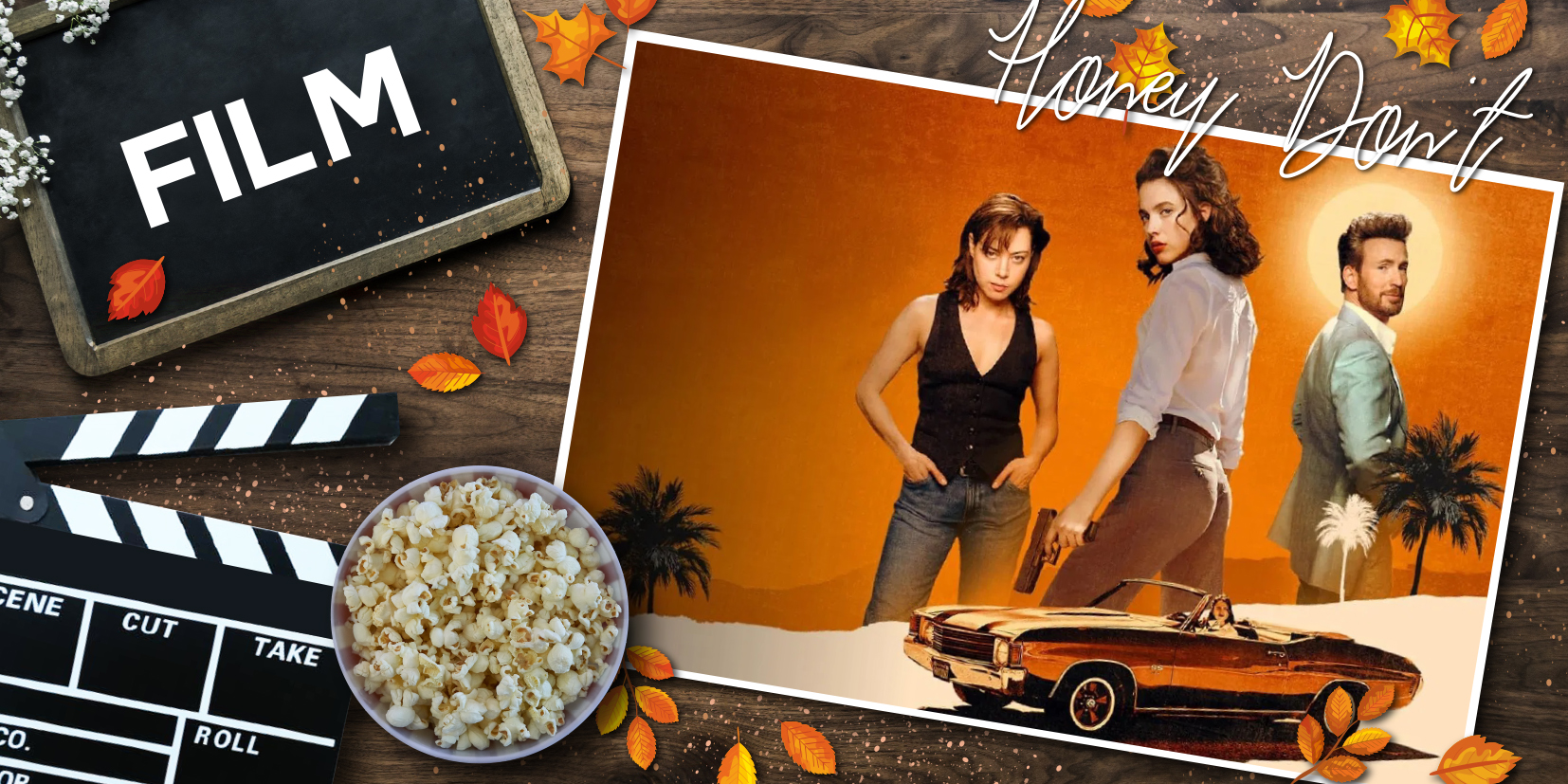 Das Bild ist das Titelbild zur "Honey Don't" Filmkritik
