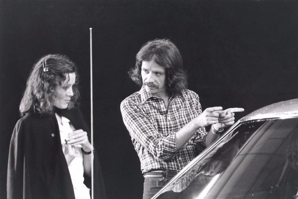 John Carpenter und Nancy Kyes am Set von Halloween | Die 5 einflussreichsten Personen des Horror-Genres