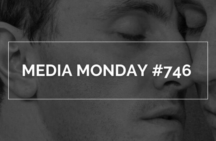Nahaufnahme von Paul Mescal und Josh O’Connor in einer intimen Szene aus dem Film The History of Sound. Mescal mit geschlossenen Augen und leicht geöffneten Lippen, O’Connor teils im Schatten, beide in einem Moment stiller Nähe. Darüber liegt ein transparenter Textkasten mit der Aufschrift ‚MEDIA MONDAY #746‘ in weißen Großbuchstaben.