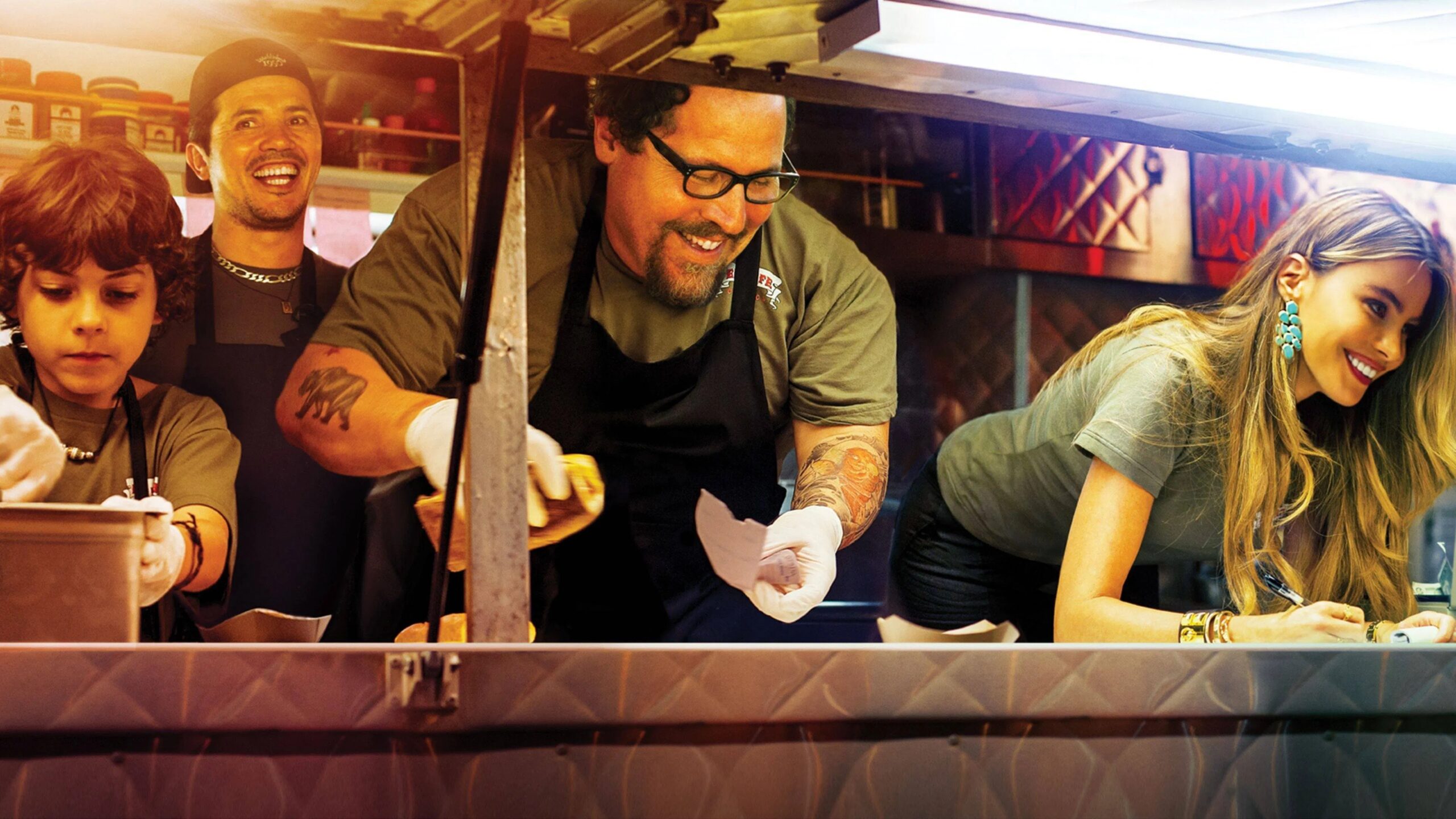 Jon Favreau und seine Familie steht im Food Truck | Top 5 Filme über Essen