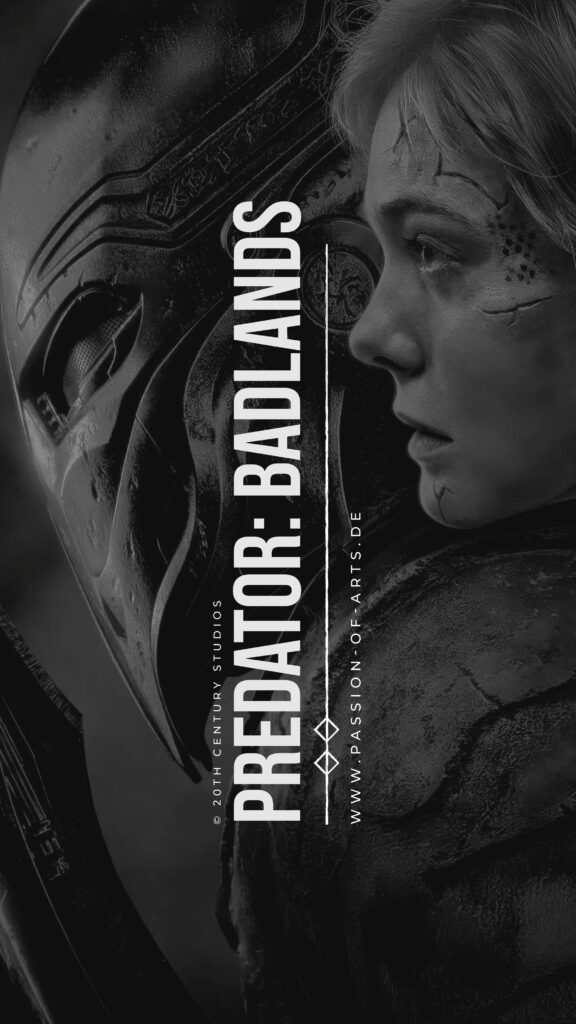 Das Bild ist das Titelbild zur "Predator: Badlands" Filmkritik