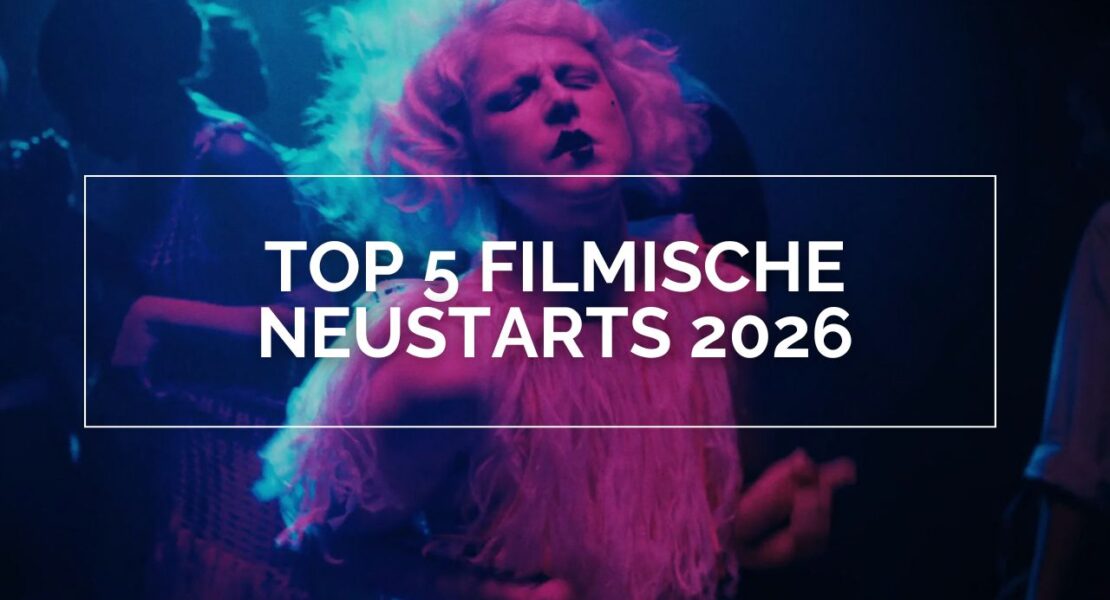 Das Bild zeigt Jessie Buckley in einer Szene des Films "The Bride! - Es lebe die Braut". Titelbild für die Top 5 Filmische Neustarts 2026
