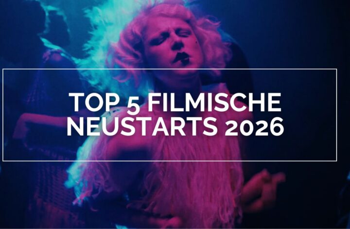 Das Bild zeigt Jessie Buckley in einer Szene des Films "The Bride! - Es lebe die Braut". Titelbild für die Top 5 Filmische Neustarts 2026