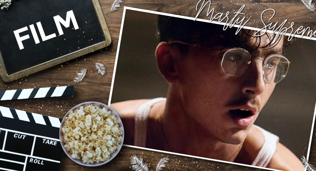 Das Bild repräsentiert das Titelbild zur Filmkritik zum Film Marty Supreme mit Timothée Chalamet