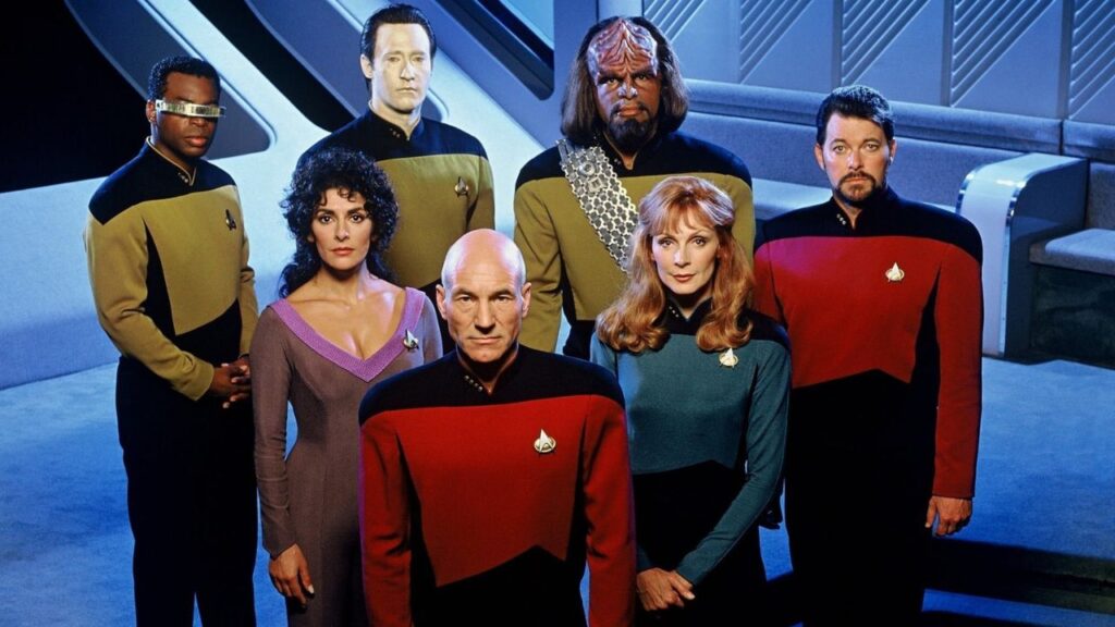 Die Crew des Raumschiff Enterprise. | Top 5 Technologien aus Serien