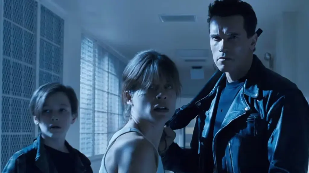 John und Sarah Connor und der T-800