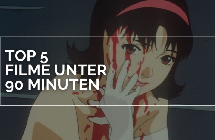 Titelbild zu Top 5 Filme unter 90 Minuten. Das Bild zeigt die Hauptfigur Mima aus Perfect Blue.