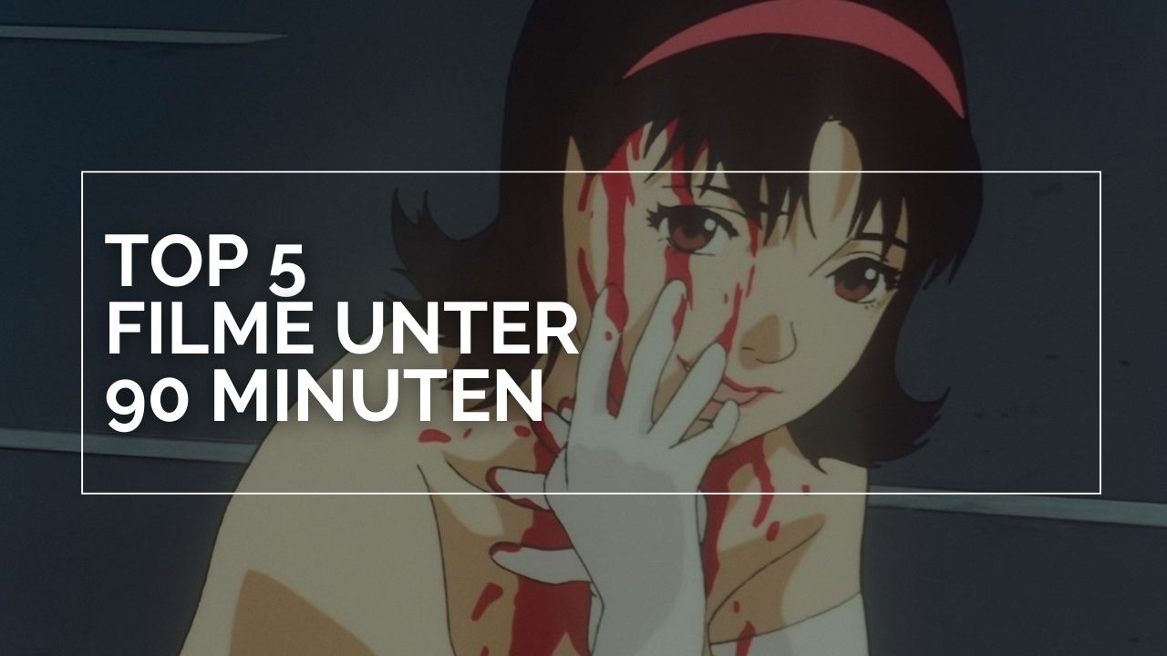 Titelbild zu Top 5 Filme unter 90 Minuten. Das Bild zeigt die Hauptfigur Mima aus Perfect Blue.