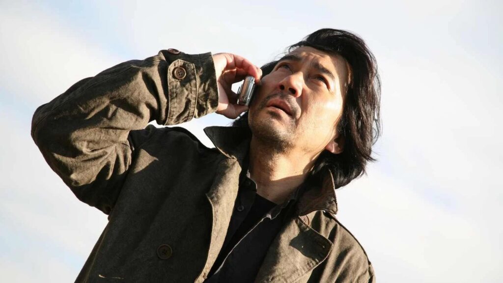 Das Bild zeigt Noboru Yoshioka (Kōji Yakusho) aus dem Film Retribution von Kiyoshi Kurosawa | Media Monday #794